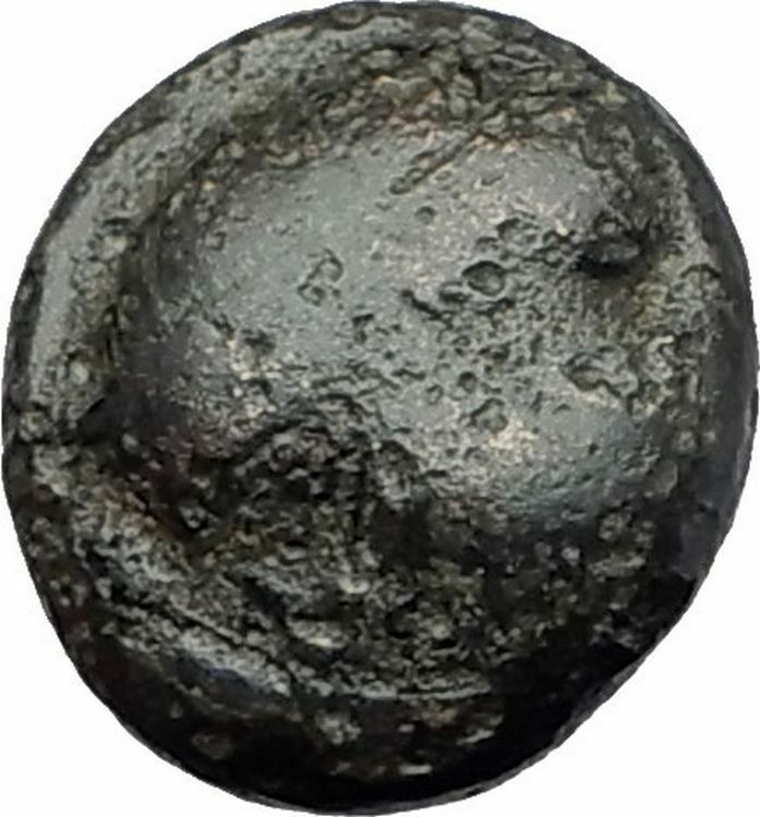 PHOKAIA in IONIA 350BC Genuine Authentic Ancient Greek Coin NYMPH GRIFFIN i63225