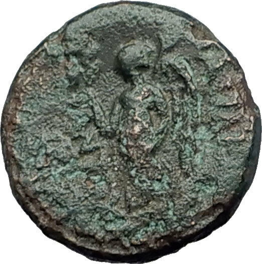 ANTIOCHOS I SOTER 281BC RARE R1 Ancient Seleukid Greek Coin ATHENA & NIKE i63245