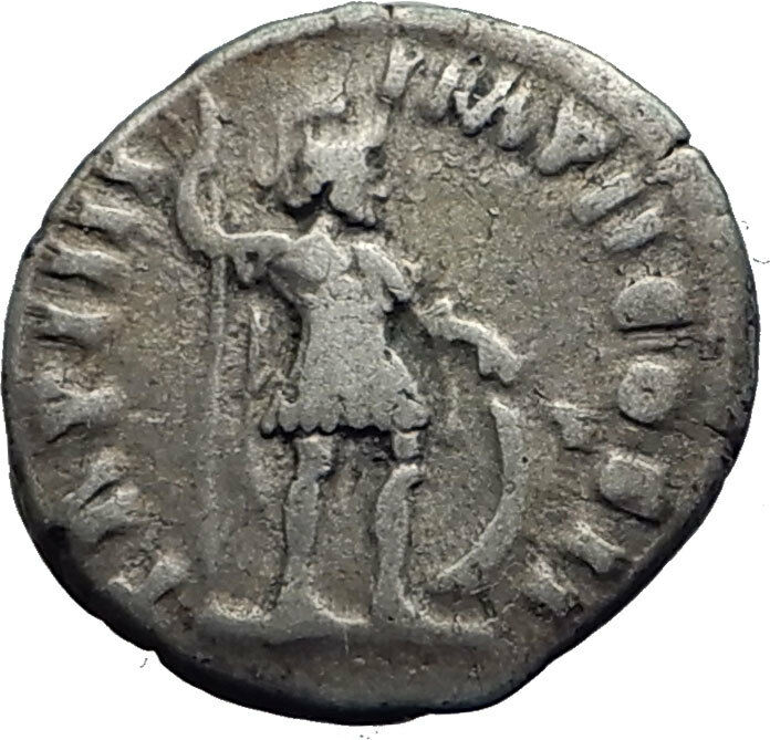 LUCIUS VERUS 163AD Rome Authentic Ancient Silver Roman Coin MARS War God i63329