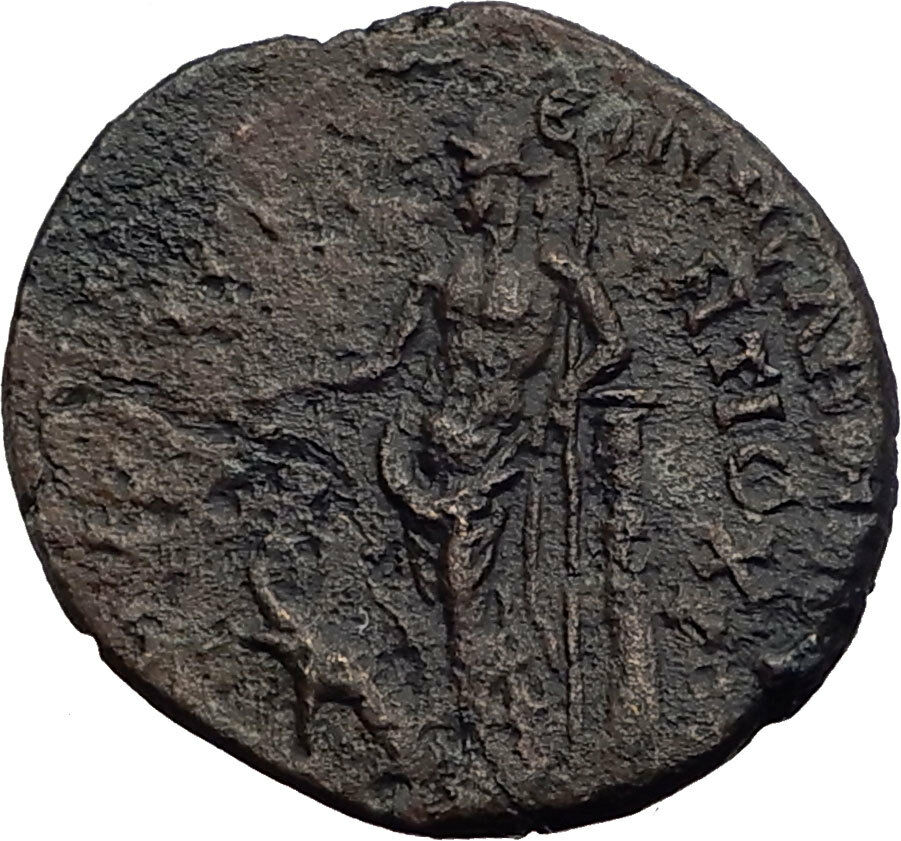 DOMITIAN 81AD CARIA. Antiochia ad Maeandrum. Ancient Roman Coin DIONYSUS i63288