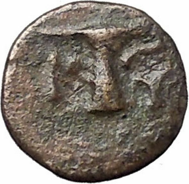 Kyme in Aeolis 350BC EAGLE & VASE on Authentic Ancient Greek Coin i48594