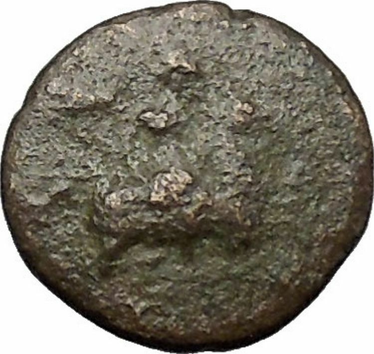 Magnesia ad Maendrum 350BC Warrior on Horse & Bulll Ancient Greek Coin i49804