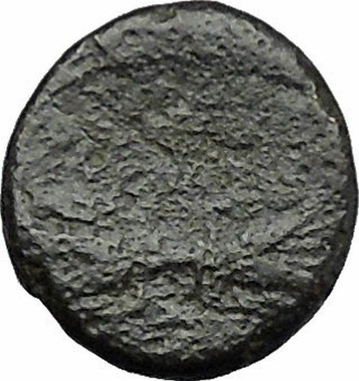 Authentic Ancient Greek City Coin 350-100BC Athena War Magic Minerva i50270