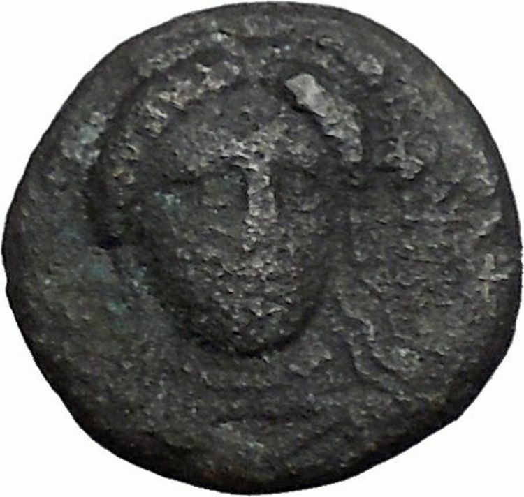 CHALKIS in EUBOEA 338BC Hera Eagle RARE Authentic Ancient Greek Coin i48806