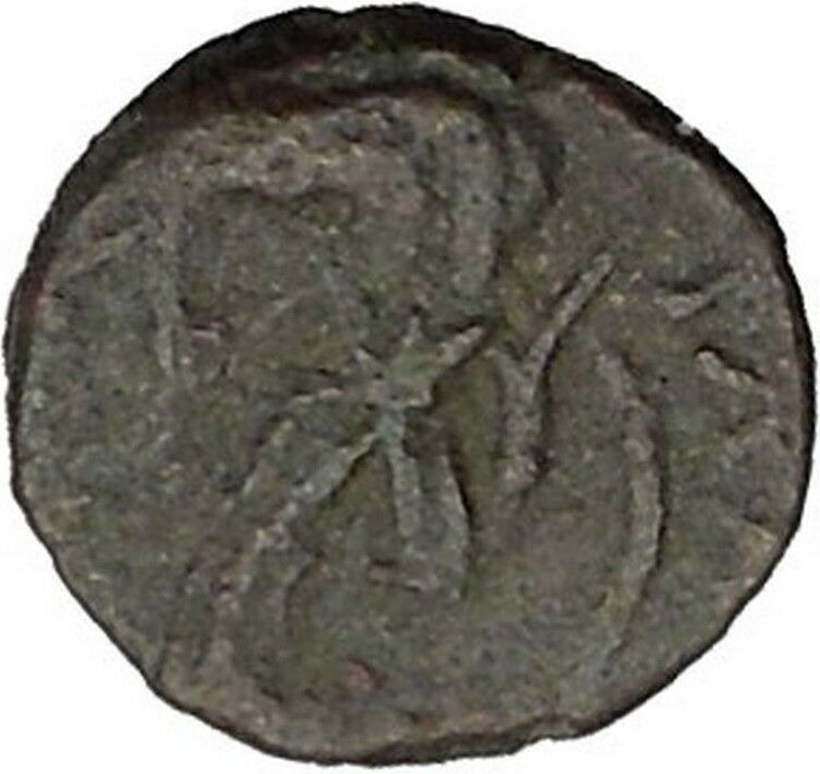 HONORIUS 410AD Rome Victory Authentic Ancient Roman Coin RARE AE4 Type i45190