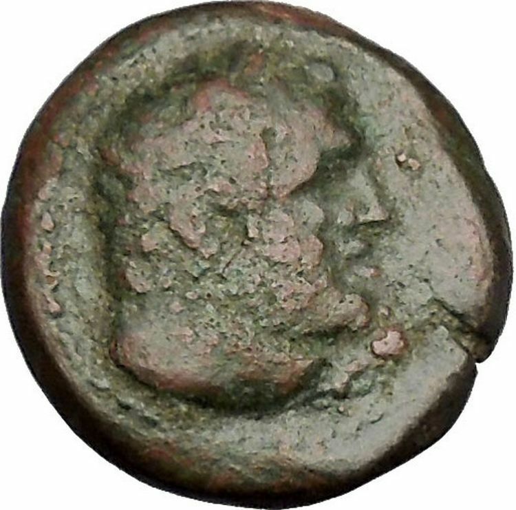 Sardes in Asia Minor 133BC Ancient Greek Coin Nude Apollo Young Hercules i51755