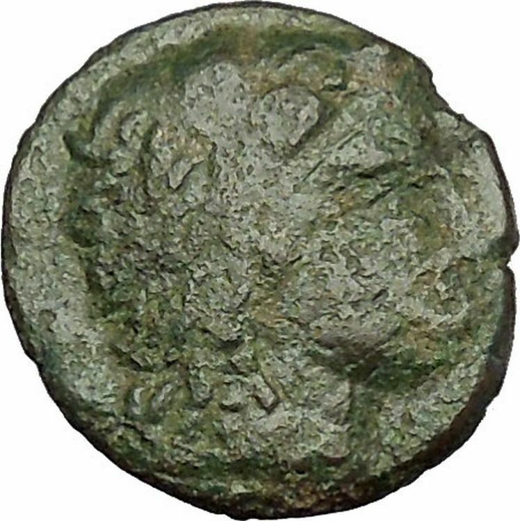 Lysimacheia in Thrace 309BC RARE Ancient Greek Coin Young Hercules NIke i51708