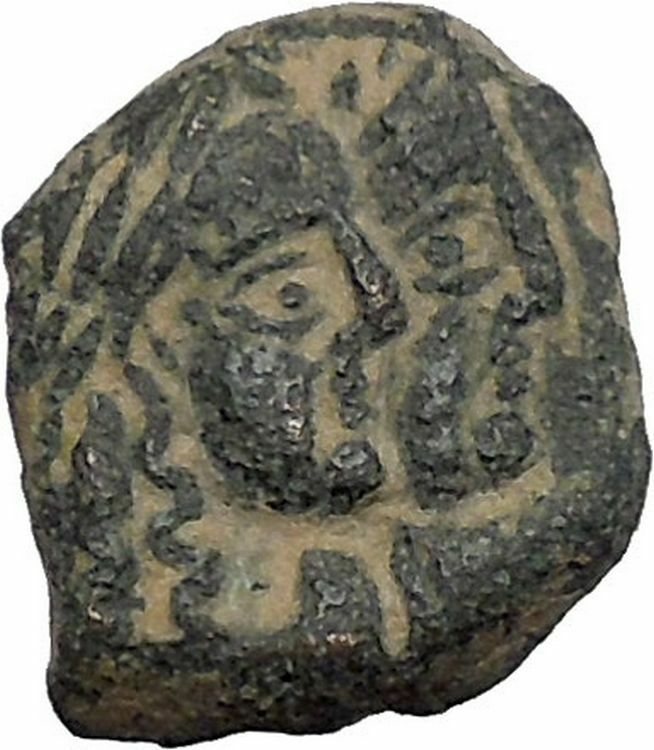 King Rabbel II Gamilat Arab Caravan Kingdom of Nabataea 101AD Greek Coin i50417