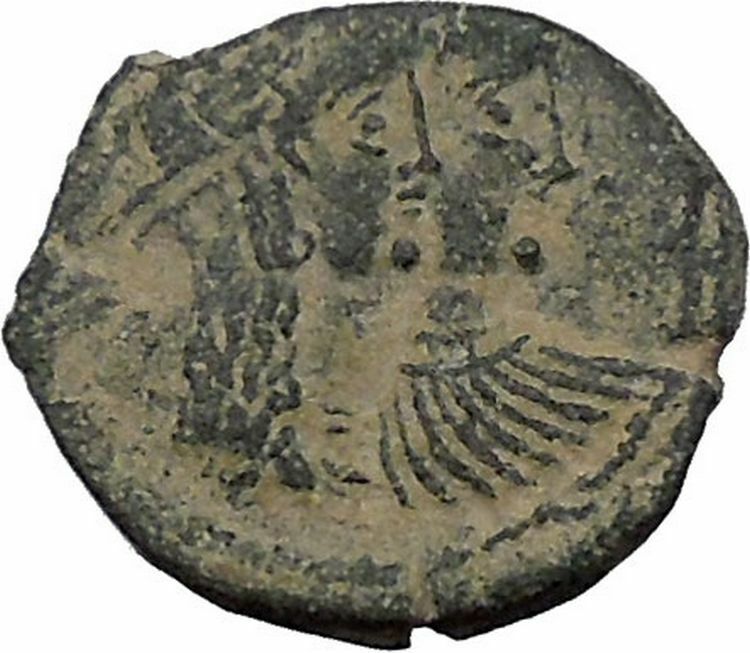 King Rabbel II Arab Caravan Kingdom of Nabataea 75AD Greek Type Coin i50401