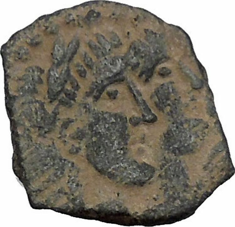 King Rabbel II Gamilat Arab Caravan Kingdom of Nabataea 101AD Greek Coin i50432