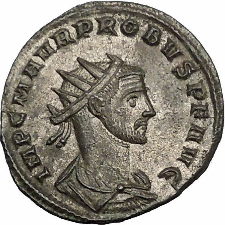 PROBUS shaking hands with Concordia 280AD Authentic Ancient Roman Coin i52099