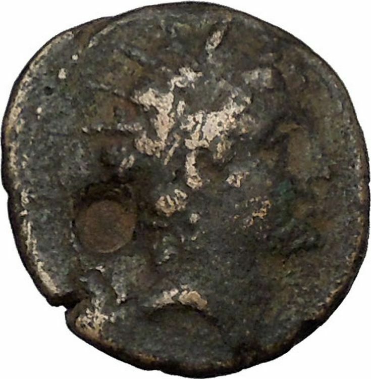 ANTIOCHOS VI DIONYSOS 144BC Seleukid Ancient Greek Coin Dionysus RARE R1 i52351