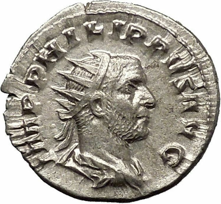 Philip I 'the Arab' Silver Ancient Roman Coin Annona Cult Grain supply i52283