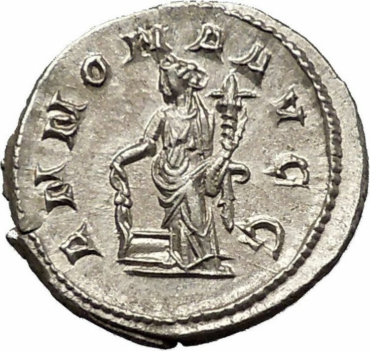 Philip I 'the Arab' Silver Ancient Roman Coin Annona Cult Grain supply i52283