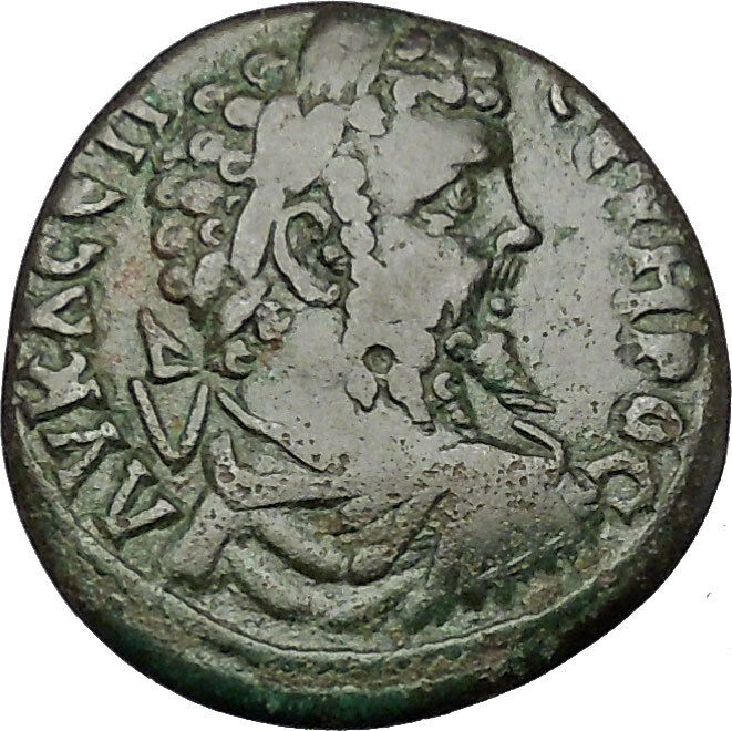 SEPTIMIUS SEVERUS 193AD Anchialus Thrace TYCHE Genuine Ancient Roman Coin i50933