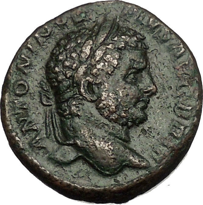 CARACALLA 214AD Large Rare Ancient Roman Coin Providentia Forethought i53021