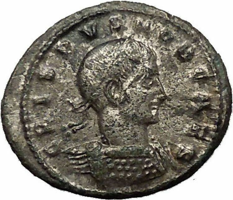 CRISPUS son of CONSTANTINE the GREAT 320AD Ancient Roman Coin Vexillum i54240