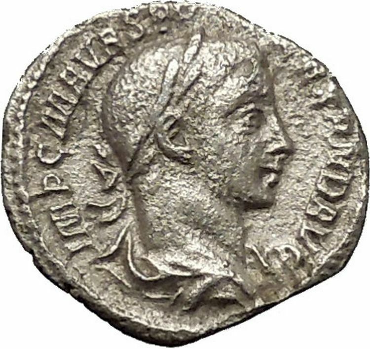 SEVERUS ALEXANDER 227AD Silver Ancient Roman Coin ANNONA Wealth i54245