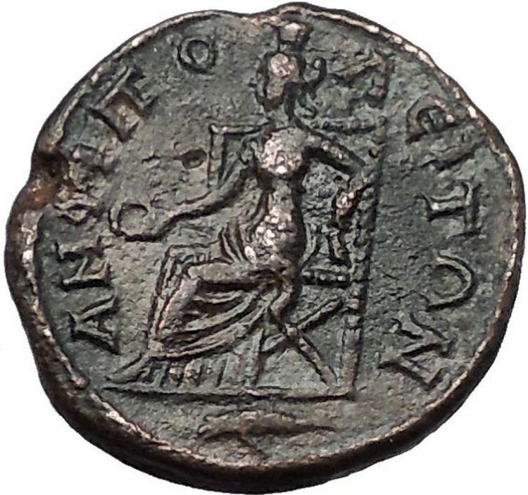 SEVERUS ALEXANDER 222AD Amphipolis Macedonia Tyche Ancient Roman Coin i55533