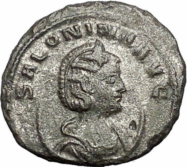 Salonina Valerian I daughter in law Ancient Roman Coin Venus Cult Rare i55380