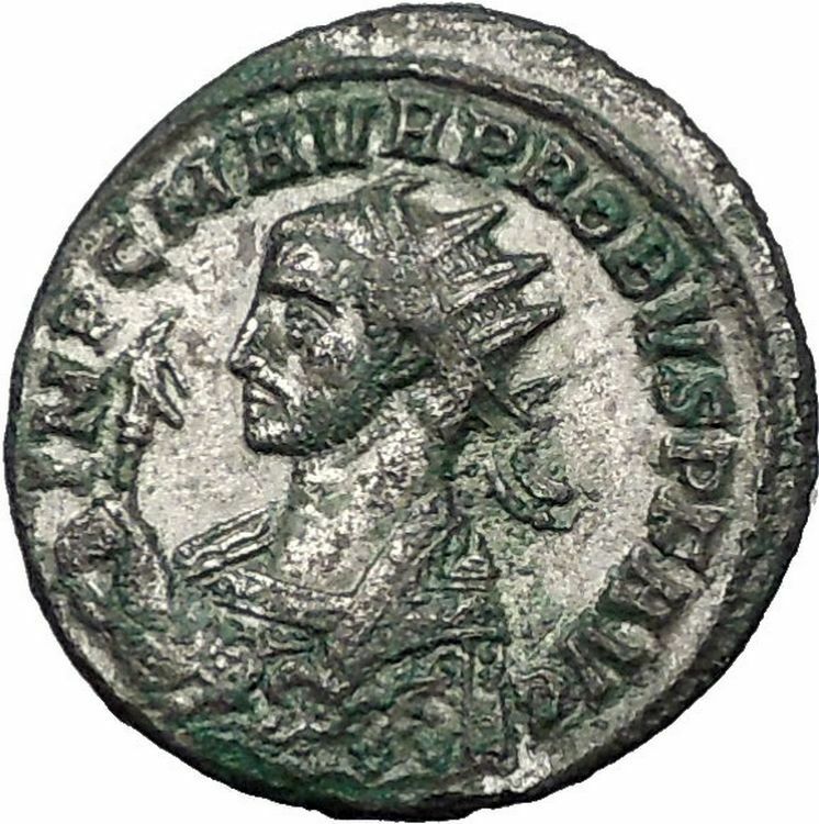 PROBUS 277AD Rome Rare R2 Virtus Valor Authentic Ancient Roman Coin i55473