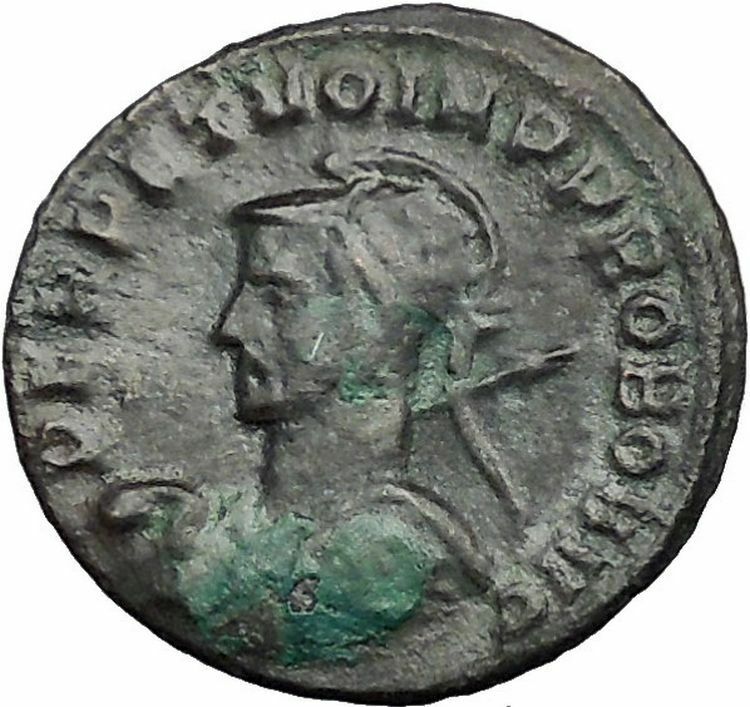 PROBUS on horse 277AD Authentic Ancient Roman Coin 'PERPETVO' Rare i55316