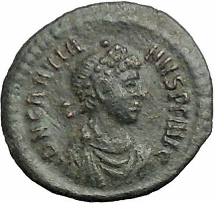 Gratian 378AD Authentic Ancient Roman Coin Wreath i54870