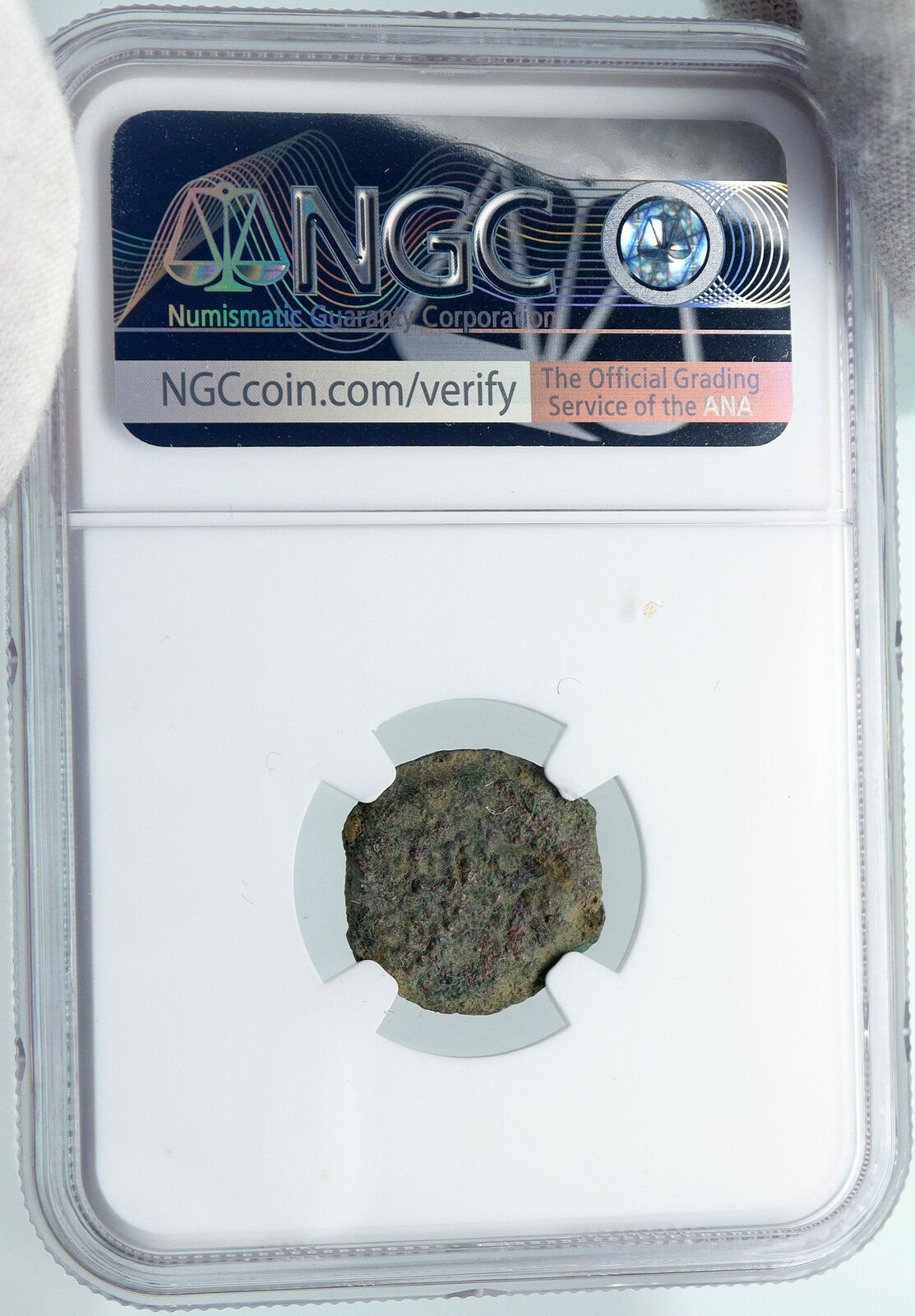 Authentic Ancient JEWISH WAR vs ROMANS 67AD Historical JERUSALEM Coin NGC i87781