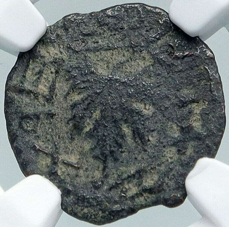 Authentic Ancient JEWISH WAR vs ROMANS 67AD Historical JERUSALEM Coin NGC i87790