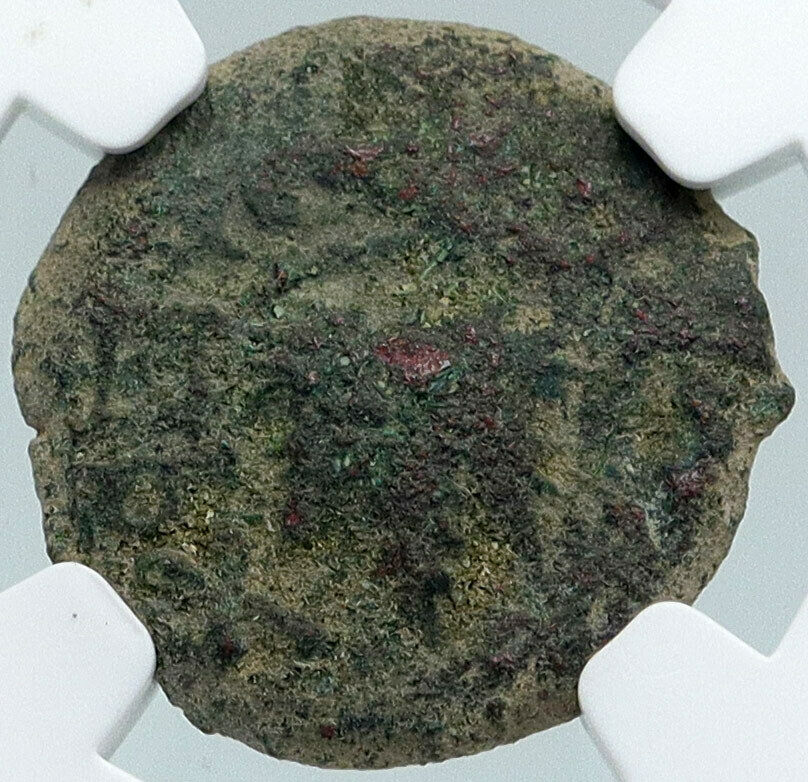 Authentic Ancient JEWISH WAR vs ROMANS 67AD Historical JERUSALEM Coin NGC i87778