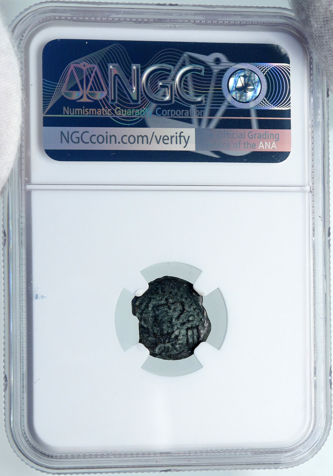 Authentic Ancient JEWISH WAR vs ROMANS 67AD Historical JERUSALEM Coin NGC i87763