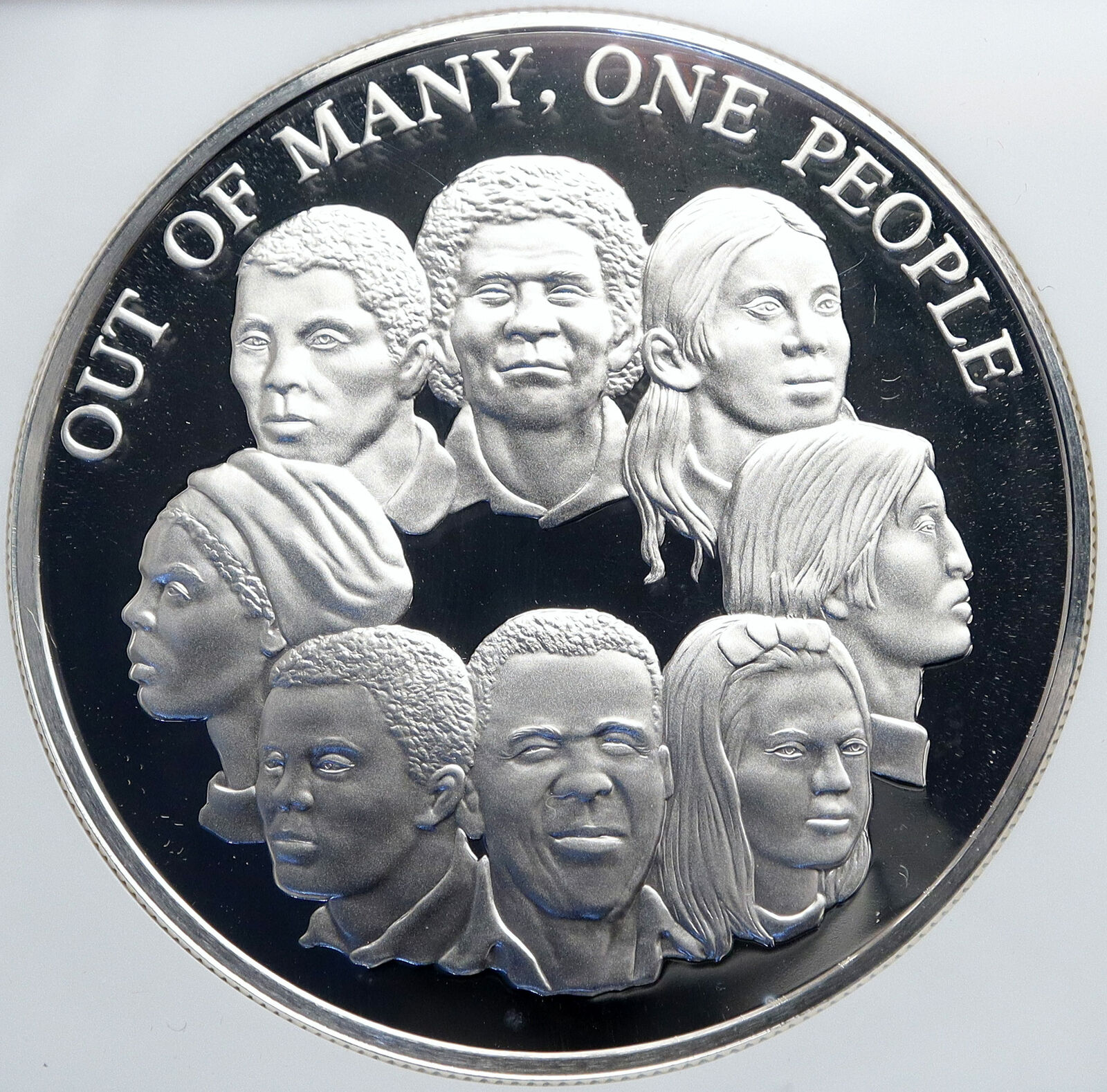 1978 JAMAICA Unity Out of Many - One People OLD PROOF SILVER $10 Coin NGC i87825