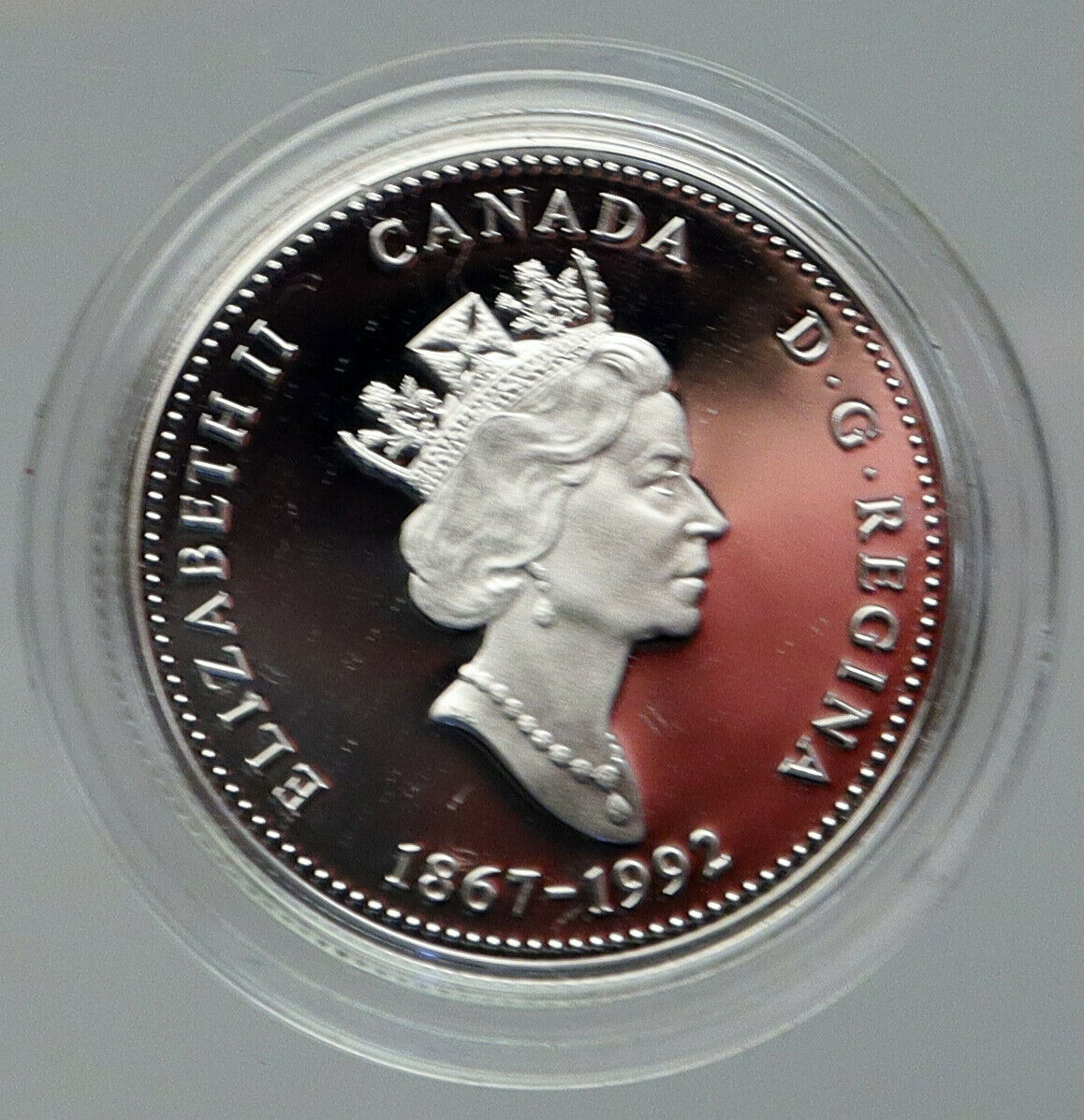 1992 CANADA PRINCE EDWARD ISLAND Elizabeth II Proof Silver 25 Cent Coin i92837