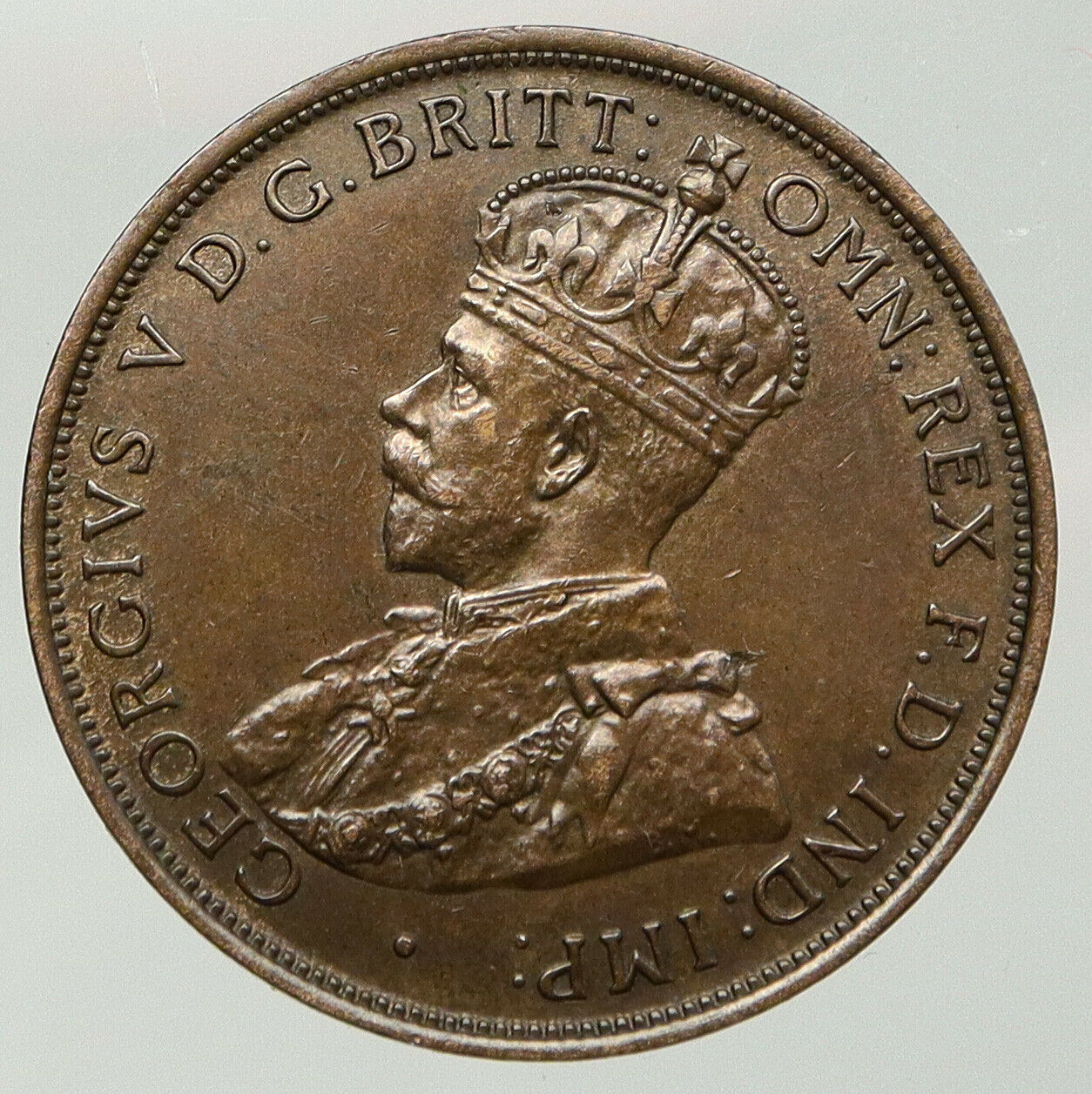 1923 JERSEY under UK King George V Shield OLD Vintage 1/12 Shilling Coin i92619