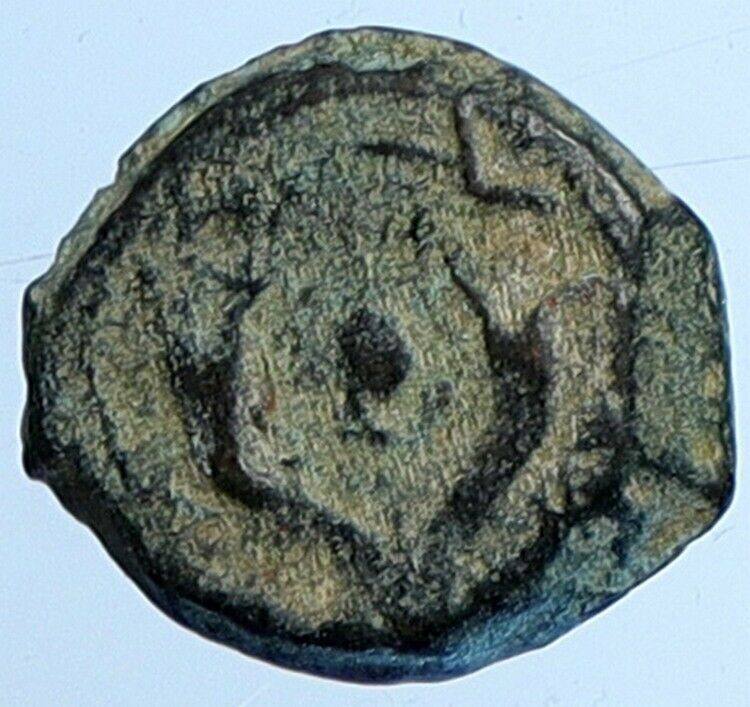 ALEXANDER JANNAEUS Biblical Jerusalem Jewish Widow's Mite Coin Hend 1146 i110516