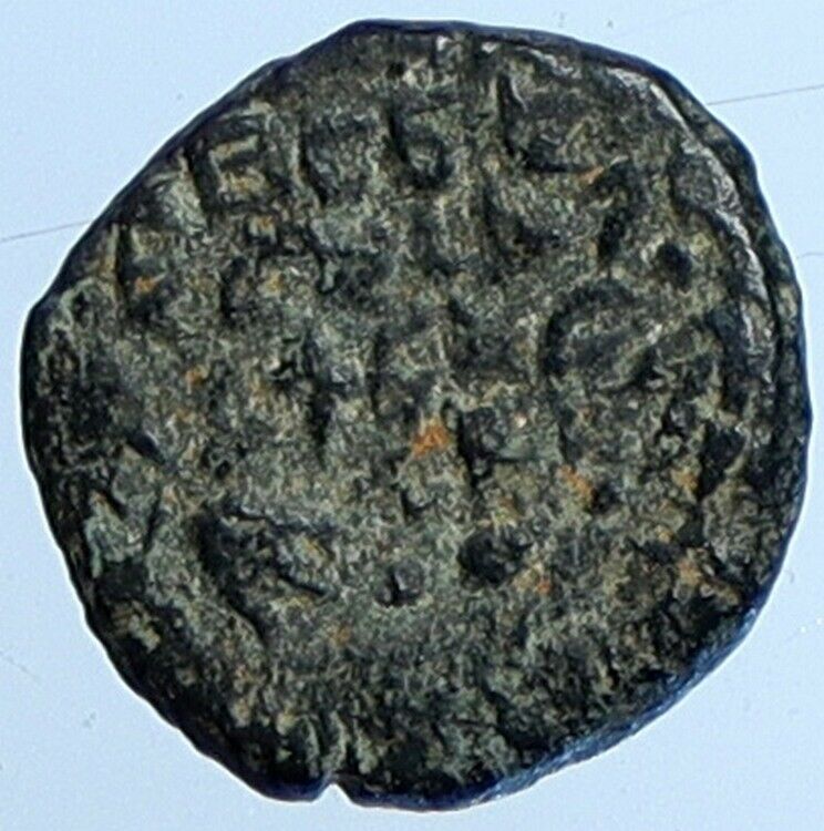 ALEXANDER JANNAEUS Biblical Jerusalem Jewish Widow's Mite Coin Hend 1145 i110519