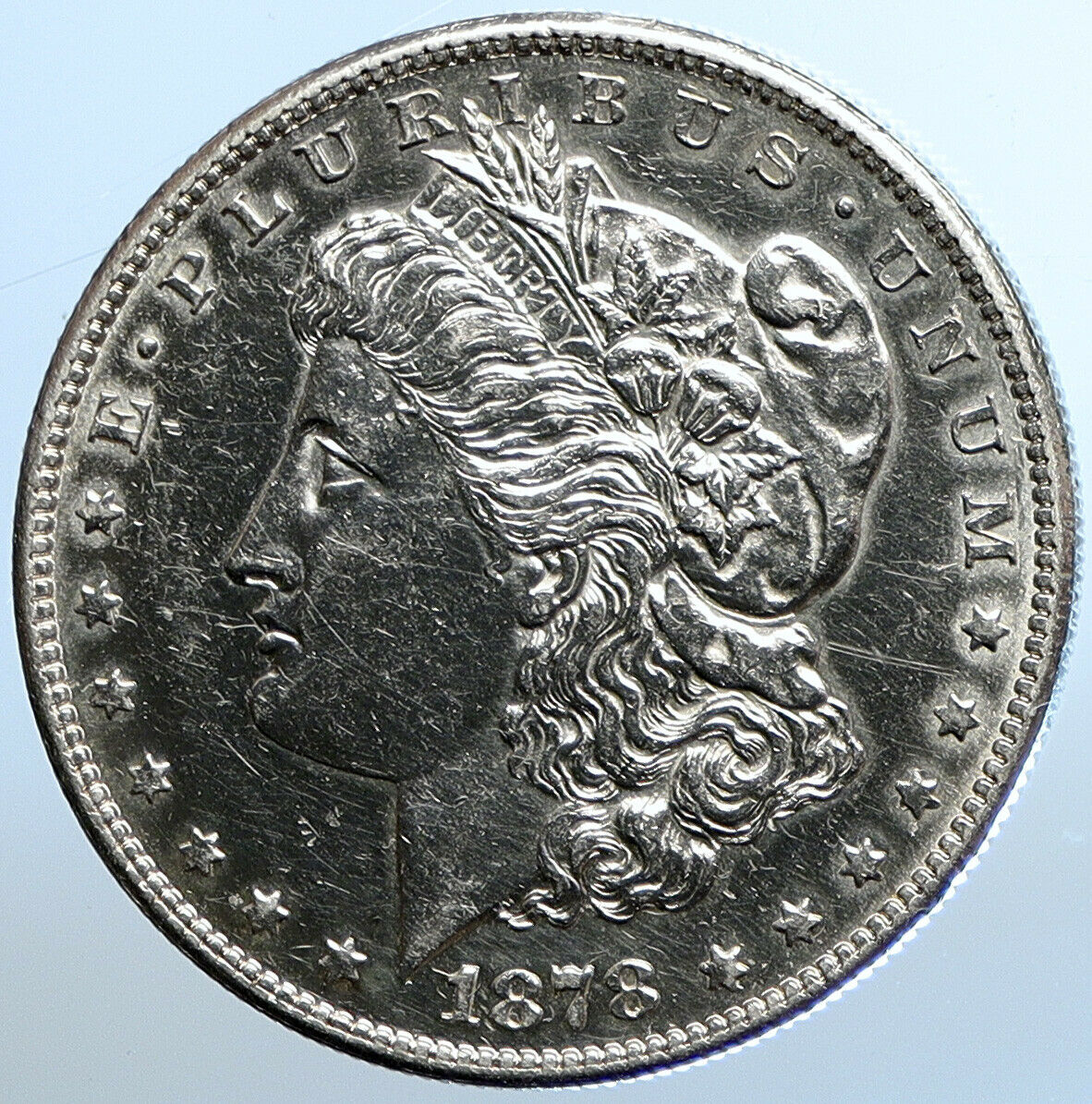 1878 S UNITED STATES of America EAGLE Old SILVER Morgan US Dollar Coin i110833