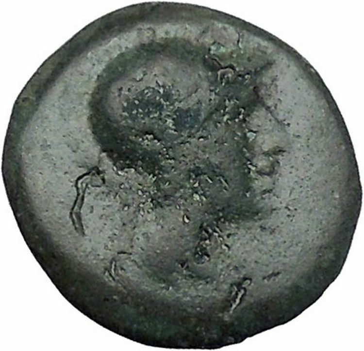 PERGAMON in MYSIA 281BC Athena Serpent Authentic Ancient Greek Coin i46962