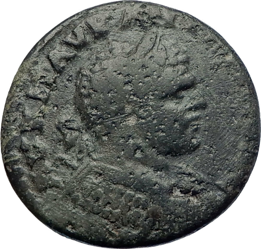 CARACALLA 198AD Thessalonica Nike VICTORIA Cabeirus Ancient Roman Coin i73441