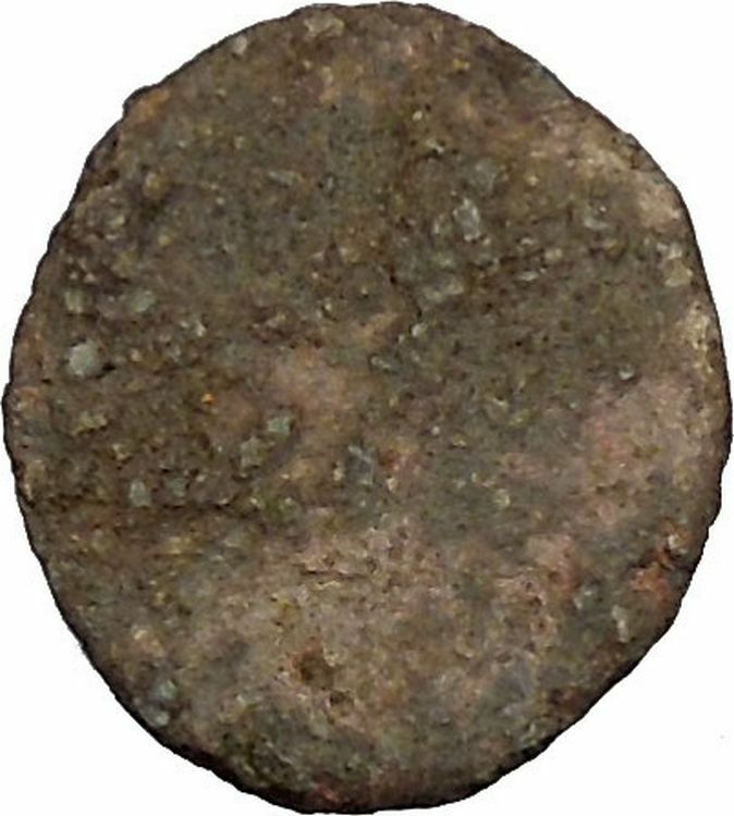 LEAD TOKEN Helios in LEO Like Antoninus Pius Alexandria Egypt Roman Coin i41621