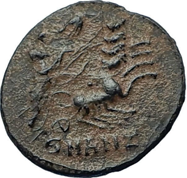 CONSTANTINE I the Great CHARIOT to GOD HAND in HEAVEN Ancient Roman Coin i68182