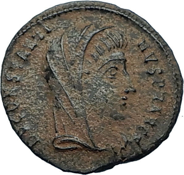 CONSTANTINE I the Great CHARIOT to GOD HAND in HEAVEN Ancient Roman Coin i68182