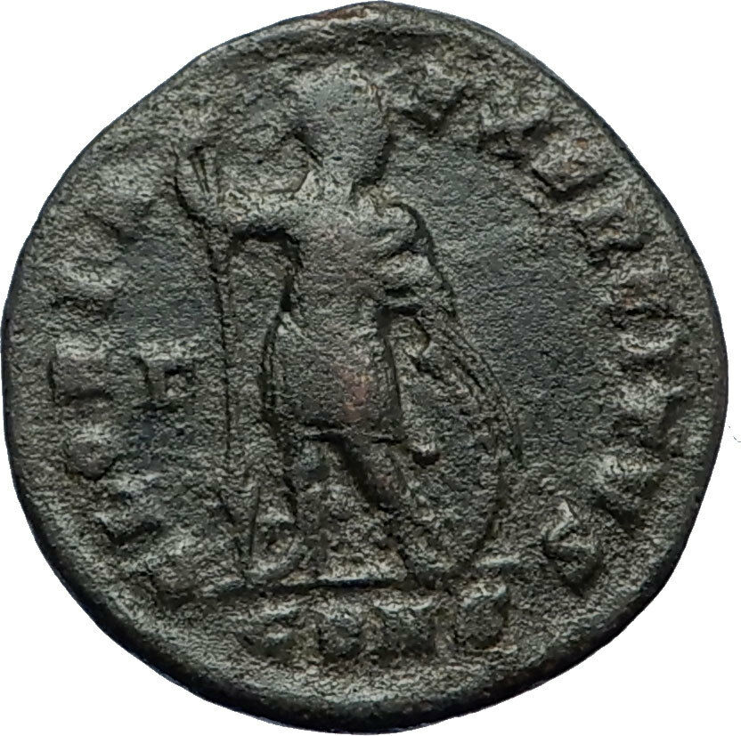 CONSTANTINE I the GREAT 327AD Constantinople Ancient Roman Coin w SOLDIER i70780