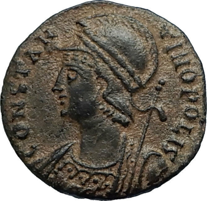 CONSTANTINE I the GREAT Founds Constantinople Original Ancient Roman Coin i67523