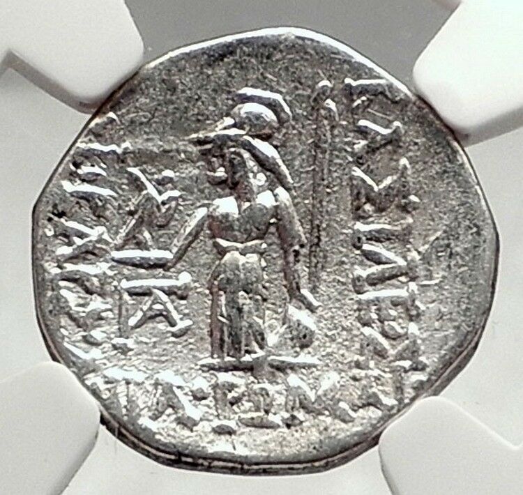 Ariobarzanes I Philoromaios Cappadocia Kingdom 85BC Silver Greek Coin NGC i72831