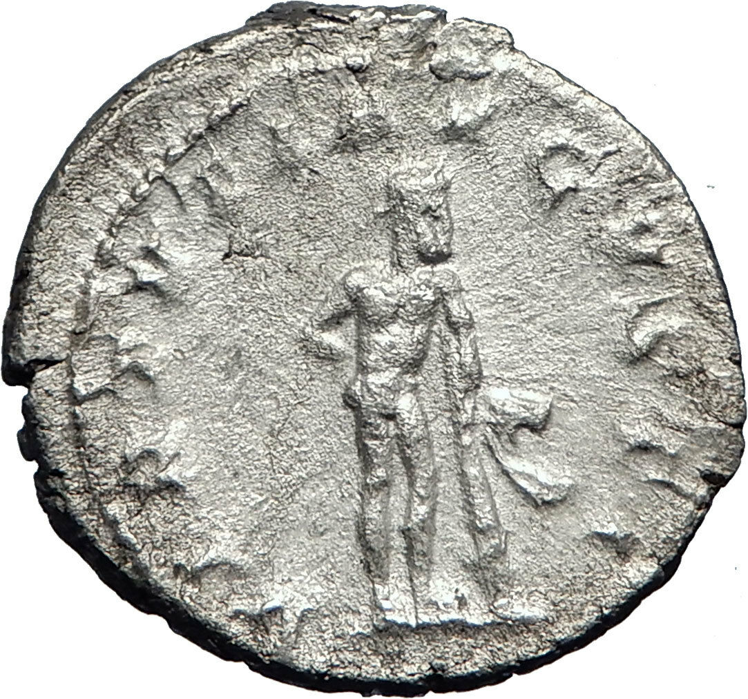 GORDIAN III 241AD Rome Ancient Silver Roman Coin 'Farnese' HERCULES i73173