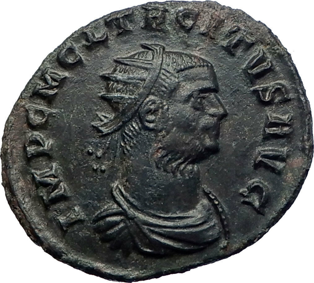 TACITUS 275AD Ticinum Genuine Authentic Ancient Roman Coin Victory i73189