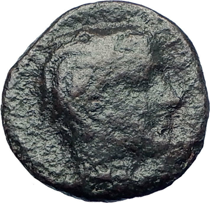 GELA Sicily 420BC Trias River God Gelas & Bull Ancient Greek Coin rare i73430