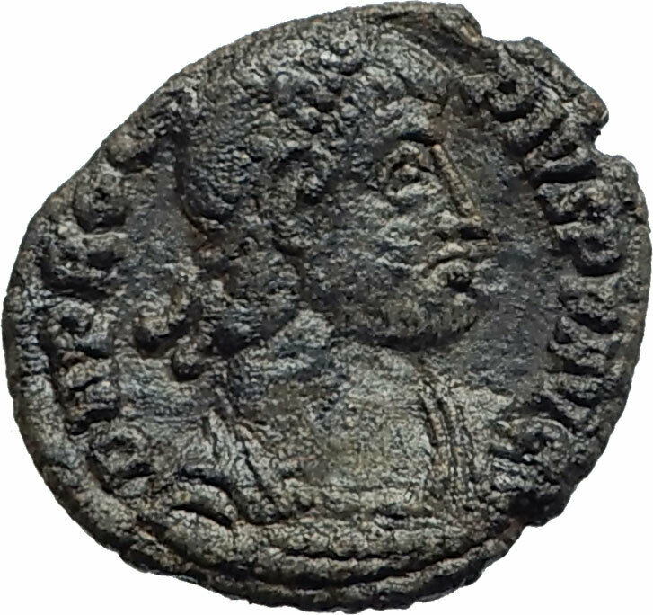 PROCOPIUS Usurper w labarum 365AD VERY RARE Quality Ancient Roman Coin i76243