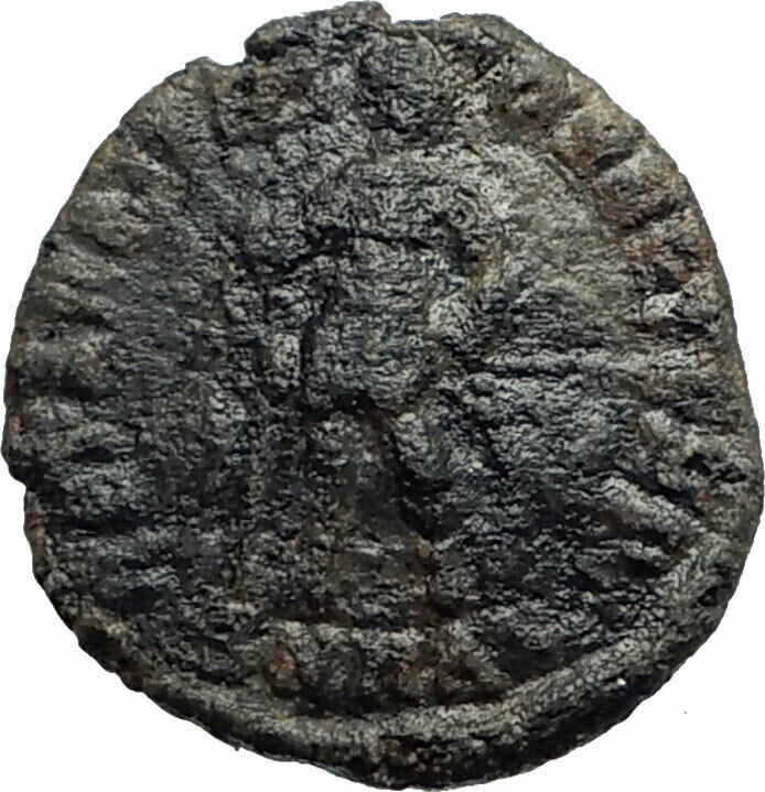 PROCOPIUS Usurper w labarum 365AD VERY RARE Quality Ancient Roman Coin i76243